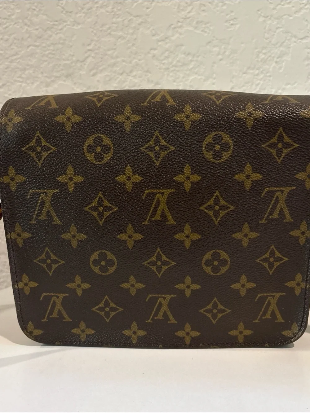 Louis Vuitton SL8906 MM Shoulder Bag Cartouchiere Brown Monogram LV - Picture 9 of 14